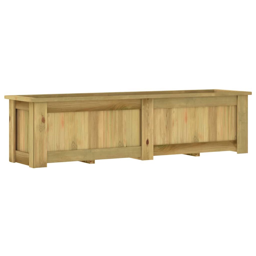 Bac surélevé long 196 × 50 cm, hauteur 50 cm