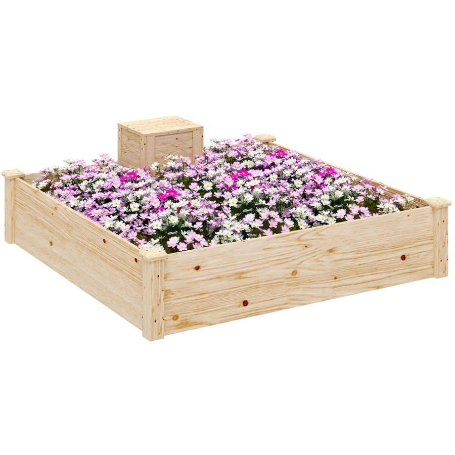 Carré Potager + Composteur Intégré