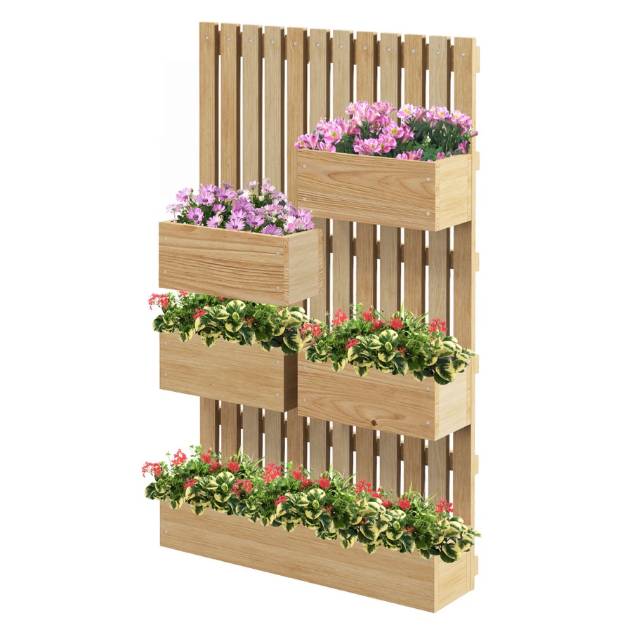 Jardinière Murale 5 Bacs